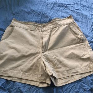 Tan Patagonia shorts